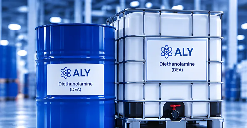 Diethanolamine (DEA) – ALY-labelled DEA drum and IBC tote