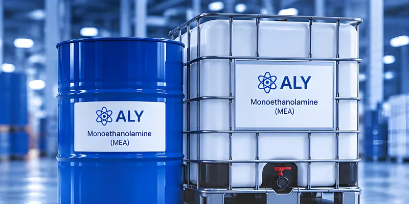 Monoethanolamine (MEA) – ALY-labelled MEA drum and IBC tote
