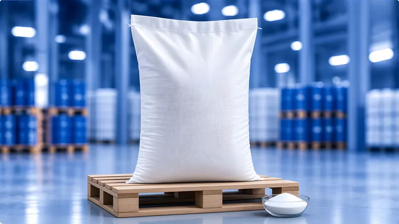 Sodium Benzoate – white 25 kg bag on a pallet